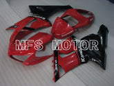 Kawasaki NINJA ZX6R 2005-2006 Injection ABS Fairing - Factory Style - Black Red - MFS3801